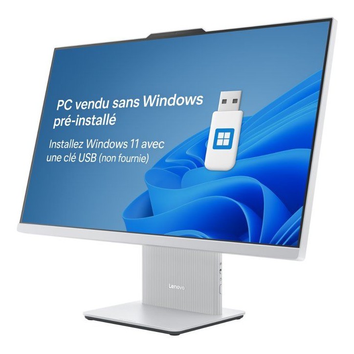 PC Tout-en-un LENOVO IdeaCentre AIO 27IRH9 | Sans Windows - 27 FHD - Core i3-1315U - 16 Go - 512 Go - Clavier + Souris sans fil PC Tout-en-un LENOVO IdeaCentre AIO 27IRH9 | Sans Windows - 27 FHD - Core i3-1315U - 16 Go - 512 Go - Clavier + Souris sans fil