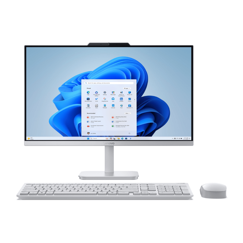 PC Tout-en-un LENOVO Lenovo A100 | Windows 11 - 24 FHD - Intel N100 -