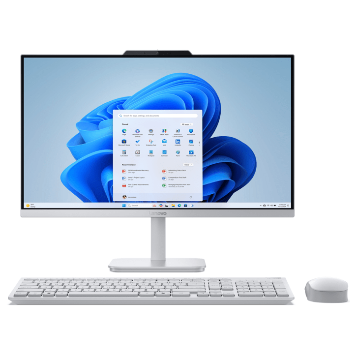 PC Tout-en-un LENOVO Lenovo A100 | Windows 11 - 24 FHD - Intel N100 - RAM 8 Go - SSD 256 Go - Clavier + Souris sans fil PC Tout-en-un LENOVO Lenovo A100 | Windows 11 - 24 FHD - Intel N100 - RAM 8 Go - SSD 256 Go - Clavier + Souris sans fil