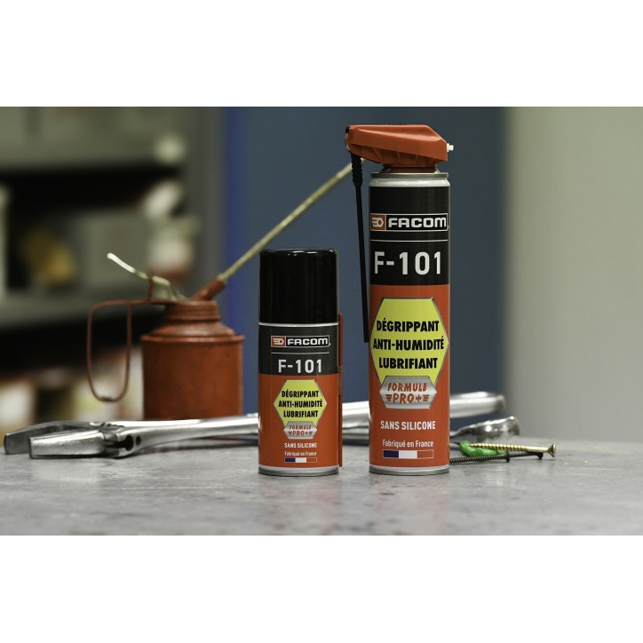 Dégrippant-Lubrifiant Anti-Humidité F-101 - FACOM - Formule Pro+ - Diffuseur - 150 ml