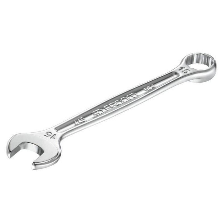 Clé mixte - FACOM - 440.24PB - Acier - 24 mm - Gris Clé mixte - FACOM - 440.24PB - Acier - 24 mm - Gris