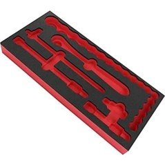 Plateau mousse vide pour module FACOM - PM.MODS1A - Module pour douilles 6 pans de 10 a 32mm