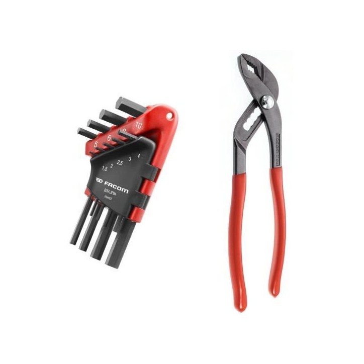 Boite a Outils Textile - FACOM - BS.T14CM1PB - (Livré avec 5 Tvis Protwist + 9 Clés mâles + Pince multiprise + 7 Clés a four Boite a Outils Textile - FACOM - BS.T14CM1PB - (Livré avec 5 Tvis Protwist + 9 Clés mâles + Pince multiprise + 7 Clés a four