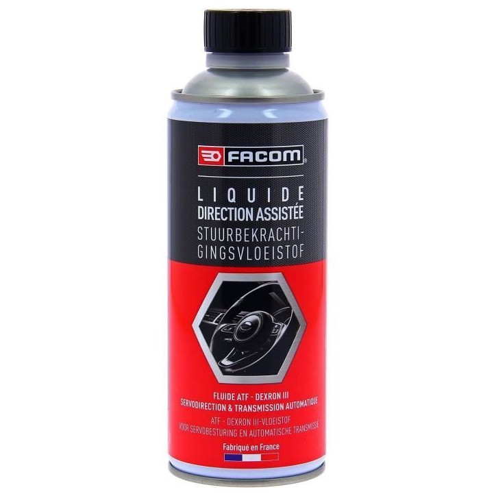 FACOM Liquide de direction - Performant - Rouge - 500 ml FACOM Liquide de direction - Performant - Rouge - 500 ml