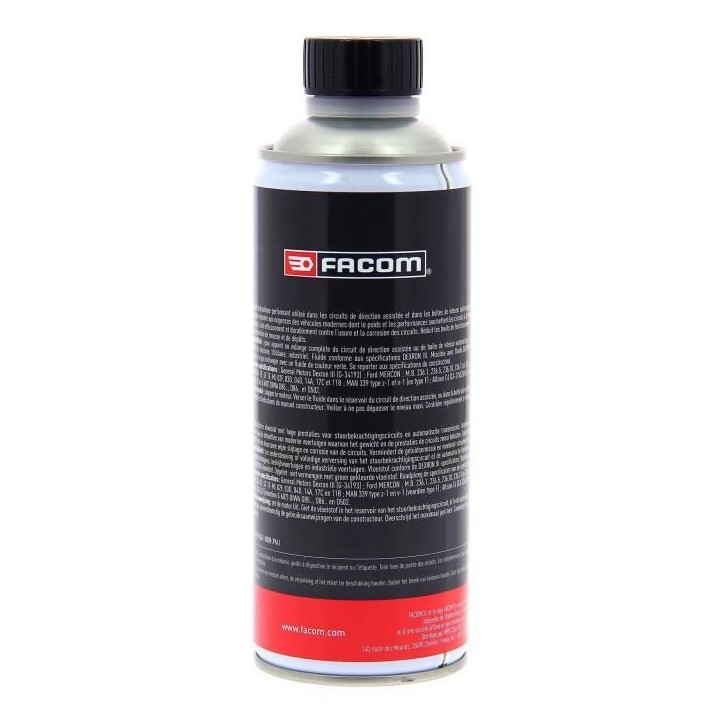 FACOM Liquide de direction - Performant - Rouge - 500 ml FACOM Liquide de direction - Performant - Rouge - 500 ml