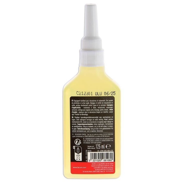 Huile fine 125 ml