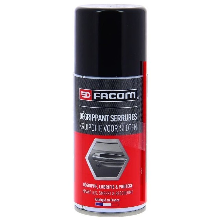 FACOM Dégrippant serrure - Prolongateur - Aérosol - 150 ml FACOM Dégrippant serrure - Prolongateur - Aérosol - 150 ml