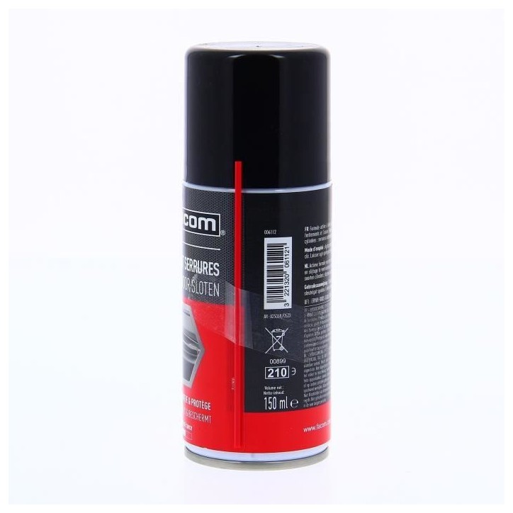 FACOM Dégrippant serrure - Prolongateur - Aérosol - 150 ml FACOM Dégrippant serrure - Prolongateur - Aérosol - 150 ml
