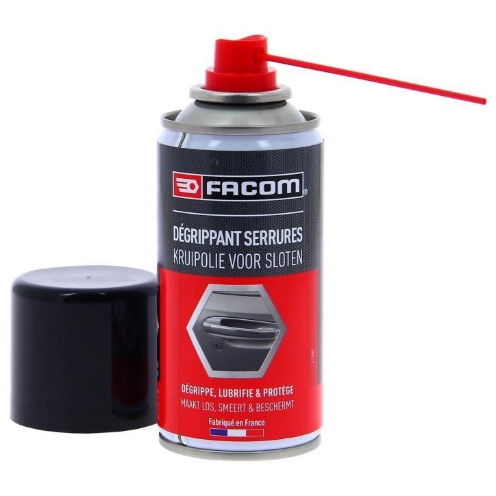 FACOM Dégrippant serrure - Prolongateur - Aérosol - 150 ml FACOM Dégrippant serrure - Prolongateur - Aérosol - 150 ml