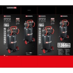Compresseur - Vertical - Facom - Pro - 100 L - 2,5 HP - 12 bars