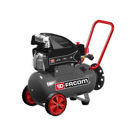 Compresseur - Horizontal - Facom - 50 L - 2,5 HP - 10 bars