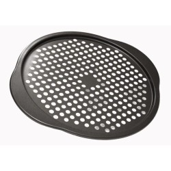 Plaque a pizza - SUCRE & GOURMANDISES - BAUMALU - Acier revetu Carbon
