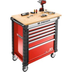 Servante d'atelier vide JET FACOM - JET.6M4A - 6 tiroirs - 4 modules p