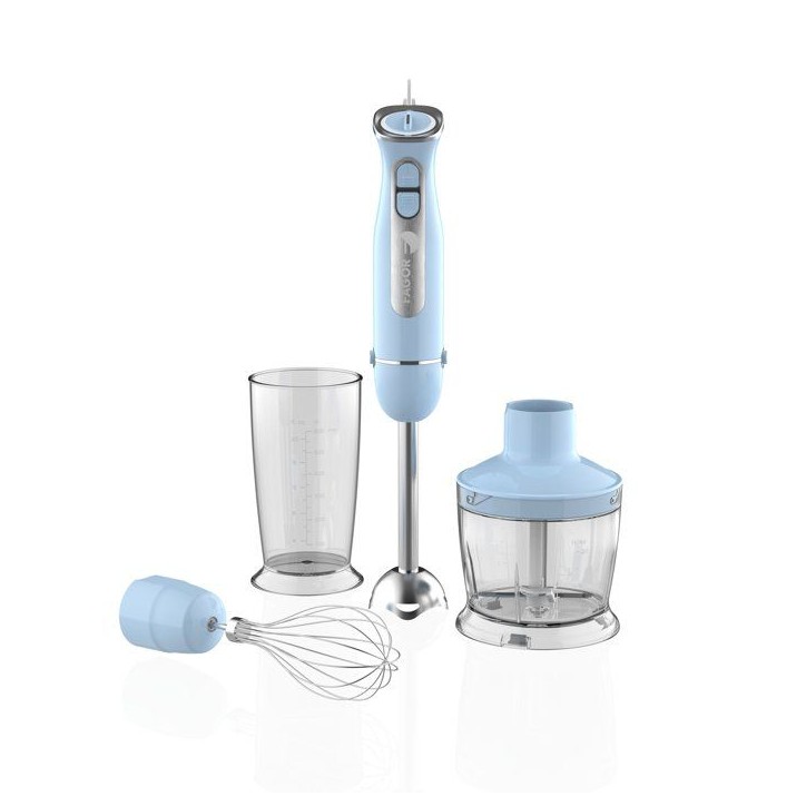Mixeur plongeant - FAGOR - 1000 W - 12 vitesses + turbo - Bol doseur - Bol Hachoir - Fouet - Bleu Mixeur plongeant - FAGOR - 1000 W - 12 vitesses + turbo - Bol doseur - Bol Hachoir - Fouet - Bleu