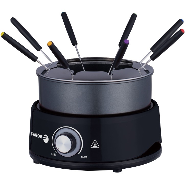 Appareil a fondue FAGOR - FGFD8 - Capacité 1,6L - Jusqu'a 8 personnes - Thermostat réglable - 800W Appareil a fondue FAGOR - FGFD8 - Capacité 1,6L - Jusqu'a 8 personnes - Thermostat réglable - 800W