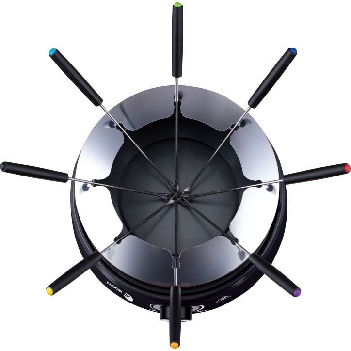 Appareil a fondue FAGOR - FGFD8 - Capacité 1,6L - Jusqu'a 8 personnes - Thermostat réglable - 800W Appareil a fondue FAGOR - FGFD8 - Capacité 1,6L - Jusqu'a 8 personnes - Thermostat réglable - 800W