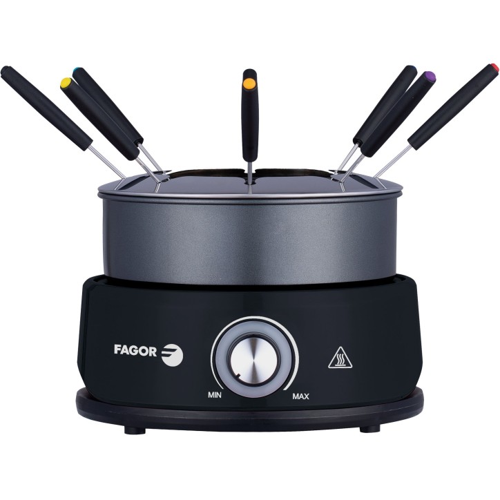 Appareil a fondue FAGOR - FGFD8 - Capacité 1,6L - Jusqu'a 8 personnes - Thermostat réglable - 800W Appareil a fondue FAGOR - FGFD8 - Capacité 1,6L - Jusqu'a 8 personnes - Thermostat réglable - 800W