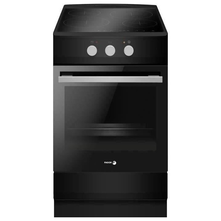 Cuisiniere induction - FAGOR-FACI203N - 4 foyers - 65 L - 3 500 W - 50 x 60 cm - Noir Cuisiniere induction - FAGOR-FACI203N - 4 foyers - 65 L - 3 500 W - 50 x 60 cm - Noir