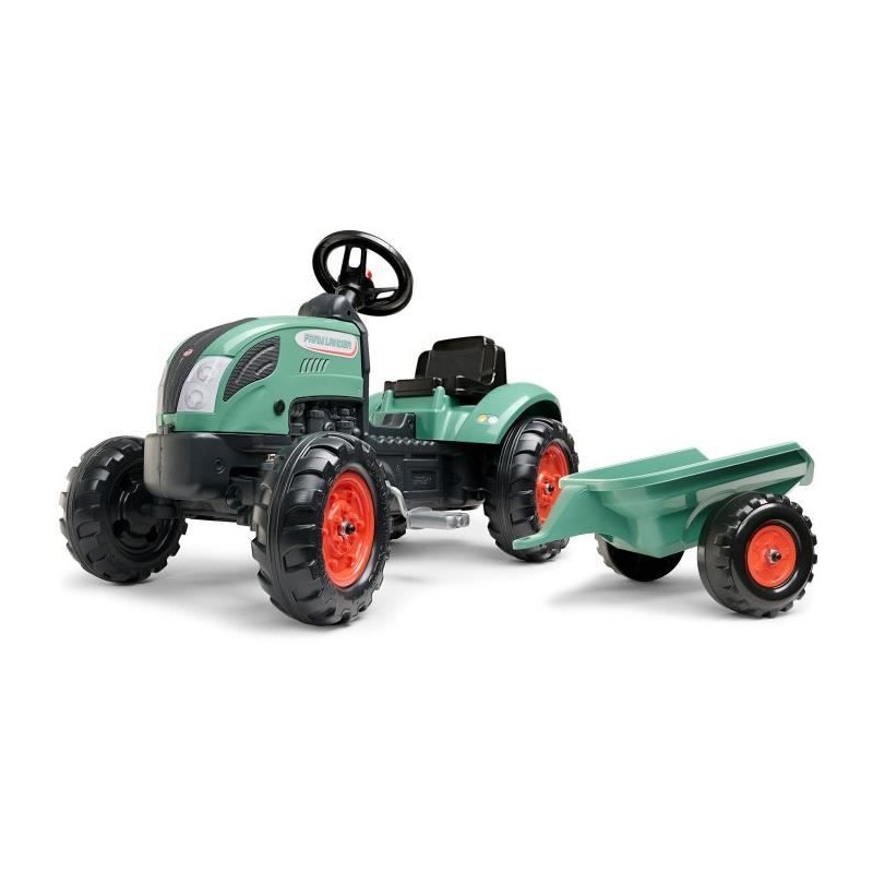Tracteur a pédales Farm Lander - FALK - Avec remorque - Fabriqué en