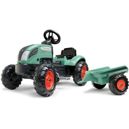 Tracteur a pédales Farm Lander - FALK - Avec remorque - Fabriqué en