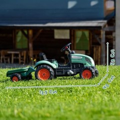 Tracteur a pédales Farm Lander - FALK - Avec remorque - Fabriqué en