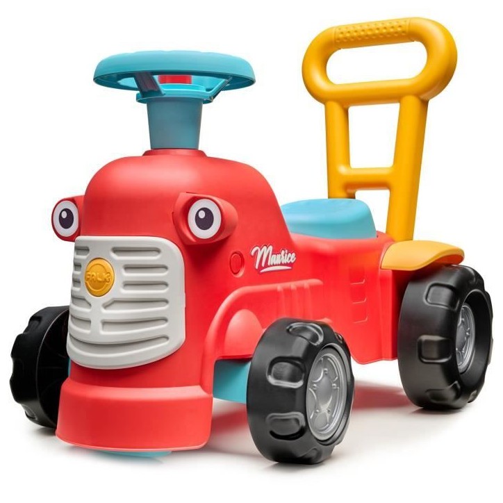 Porteur tracteur Maurice - FALK - Volant directionnel, Assise ouvrante - Fabriqué en France - 90% de plastique recyclé - Des 1 Porteur tracteur Maurice - FALK - Volant directionnel, Assise ouvrante - Fabriqué en France - 90% de plastique recyclé - Des 1
