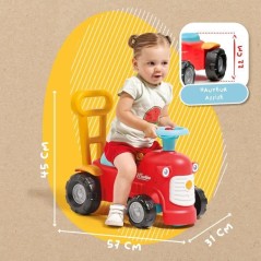 Porteur tracteur Maurice - FALK - Volant directionnel, Assise ouvrante