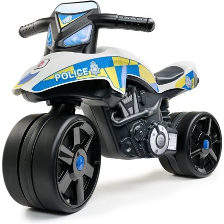Draisienne Moto Police - FALK - Larges roues et Guidon directionnel -