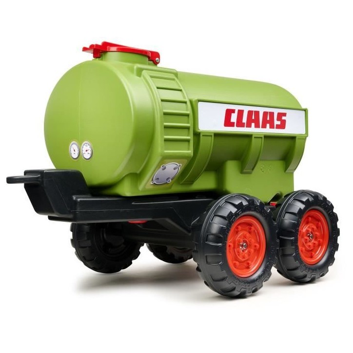 Remorque Citerne Claas - FALK - Capacité 30L - Vert - Adaptable avec les tracteurs FALK 3-7 ans - 100% Fabriqué en France Remorque Citerne Claas - FALK - Capacité 30L - Vert - Adaptable avec les tracteurs FALK 3-7 ans - 100% Fabriqué en France
