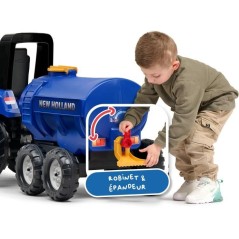 Remorque Citerne New Holland - FALK - Capacité 30L - Bleu- Adaptable