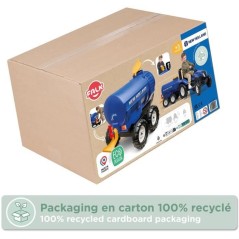 Remorque Citerne New Holland - FALK - Capacité 30L - Bleu- Adaptable