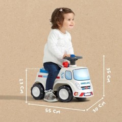 Porteur Ambulance - FALK - Avec assise ouvrante et volant directionnel