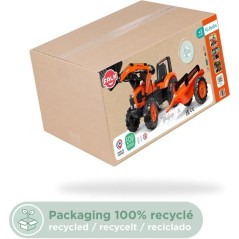 Tractopelle a pédales - FALK - Kubota - Avec remorque - Des 3 ans - 1