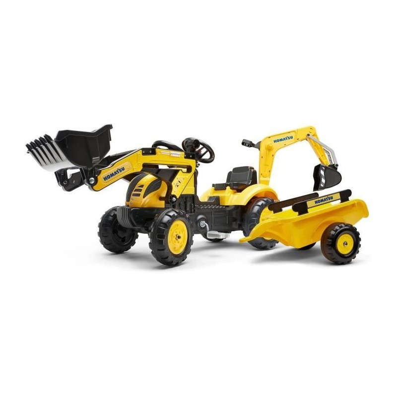 Tractopelle a pédales Komatsu - FALK - Pelle frontale & Excavatrice -