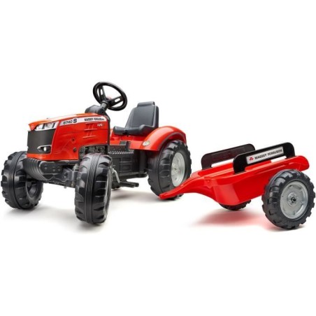Tracteur a pédales Massey Ferguson - FALK - Volant directionnel, Remo