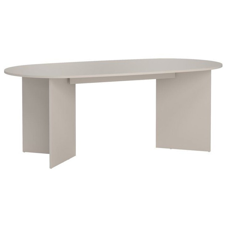 Table a Manger FAMILY – Beige Cachemire - Ovale - 6 places - 200 x 100 x 76 cm Table a Manger FAMILY – Beige Cachemire - Ovale - 6 places - 200 x 100 x 76 cm