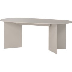 Table a Manger FAMILY – Beige Cachemire - Ovale - 6 places - 200 x 1