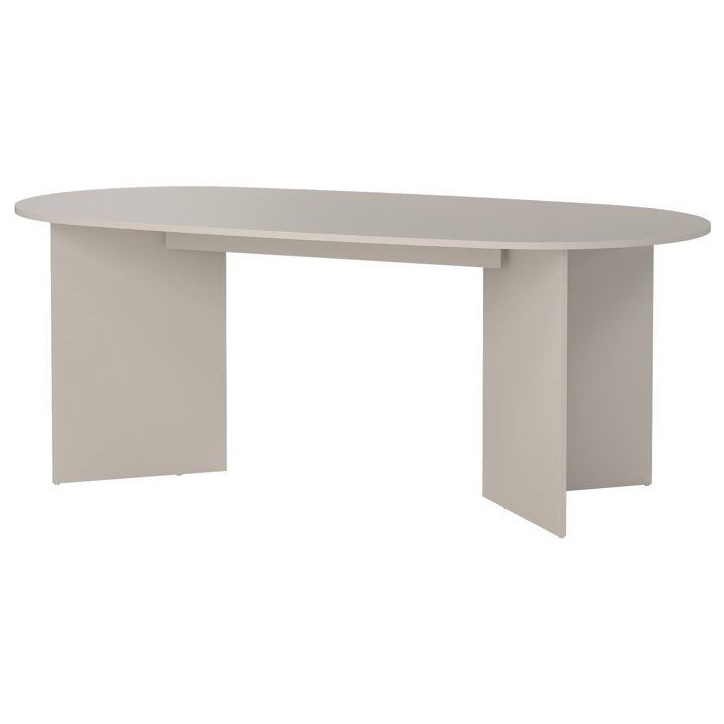 Table a Manger FAMILY – Beige Cachemire - Ovale - 6 places - 200 x 100 x 76 cm Table a Manger FAMILY – Beige Cachemire - Ovale - 6 places - 200 x 100 x 76 cm
