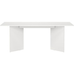 Table a Manger FAMILY - Blanc Mat - Rectangulaire - 6 personnes - 200 x 90 x 76 cm