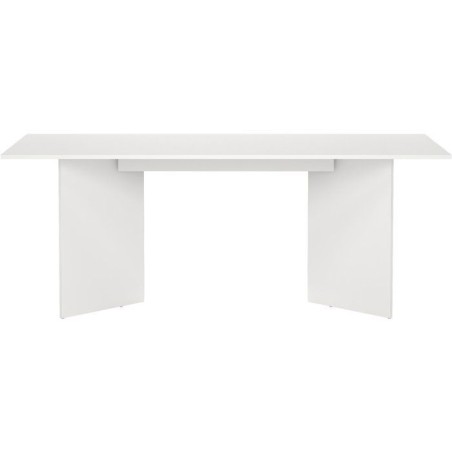 Table a Manger FAMILY - Blanc Mat - Rectangulaire - 6 personnes - 200 x 90 x 76 cm
