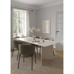 Table a Manger FAMILY - Beige Cachemire - Rectangulaire - 6 personnes