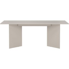 Table a Manger FAMILY - Beige Cachemire - Rectangulaire - 6 personnes - 200 x 90 x 76 cm