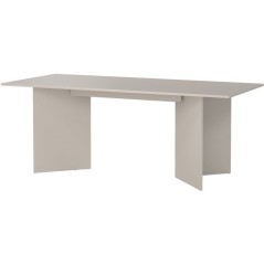 Table a Manger FAMILY - Beige Cachemire - Rectangulaire - 6 personnes