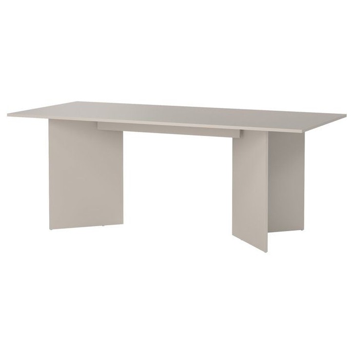 Table a Manger FAMILY - Beige Cachemire - Rectangulaire - 6 personnes - 200 x 90 x 76 cm Table a Manger FAMILY - Beige Cachemire - Rectangulaire - 6 personnes - 200 x 90 x 76 cm