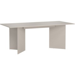 Table a Manger FAMILY - Beige Cachemire - Rectangulaire - 6 personnes