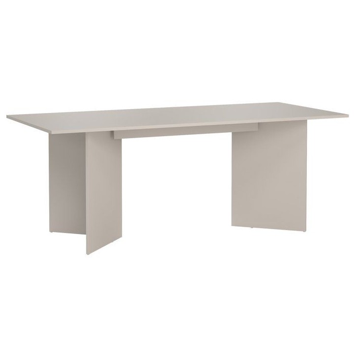 Table a Manger FAMILY - Beige Cachemire - Rectangulaire - 6 personnes - 200 x 90 x 76 cm Table a Manger FAMILY - Beige Cachemire - Rectangulaire - 6 personnes - 200 x 90 x 76 cm