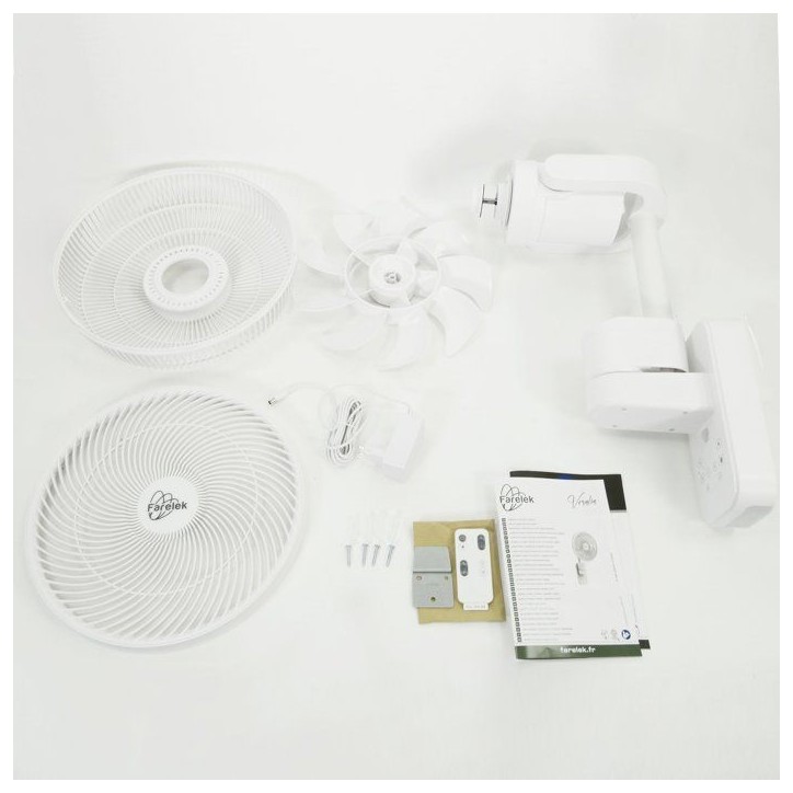 Ventilateur - Mural - FARELEK - Voralia Ø30 cm - 36 W