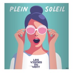 Les Vignes du vin Plein Soleil 2024 Côtes Catalanes - Vin rosé de Languedoc