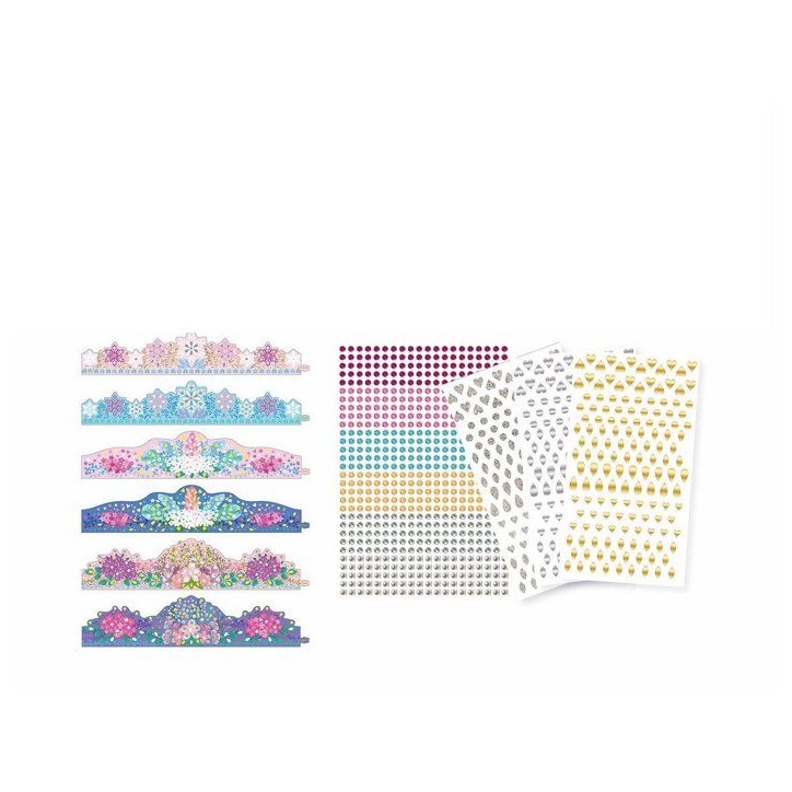 Lot de 6 couronnes de Princesses a décorer - SYCOMORE - Loisirs créatifs - Pour enfants a partir de 4 ans Lot de 6 couronnes de Princesses a décorer - SYCOMORE - Loisirs créatifs - Pour enfants a partir de 4 ans