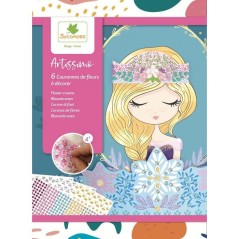 Lot de 6 couronnes de Princesses a décorer - SYCOMORE - Loisirs créa